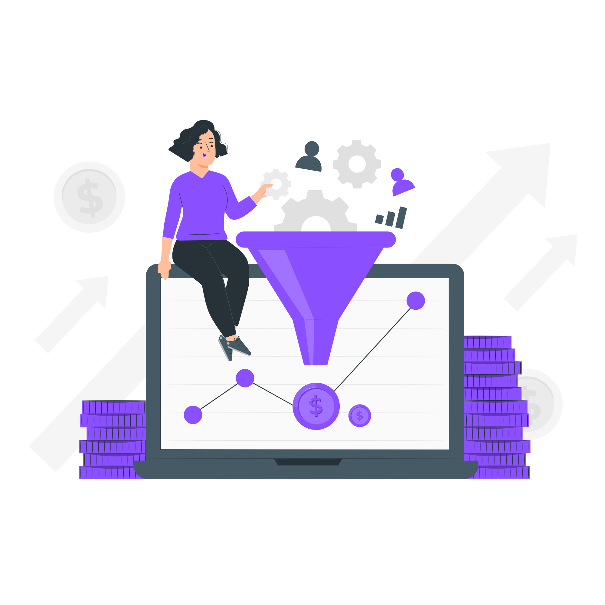 Abstract representation of untapped potential being revealed